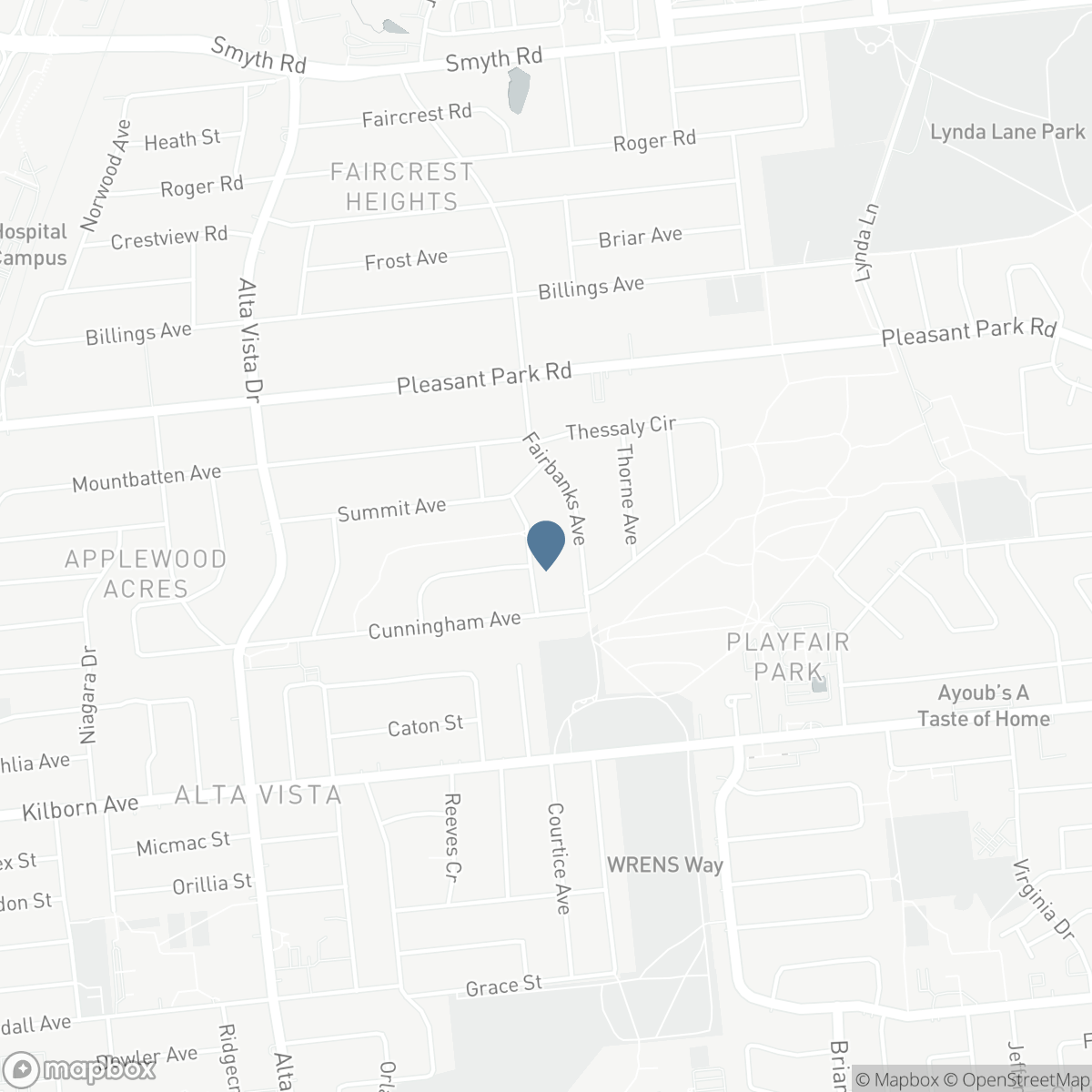2077 PALMER AVENUE, Ottawa, Ontario K1H 5Z3
